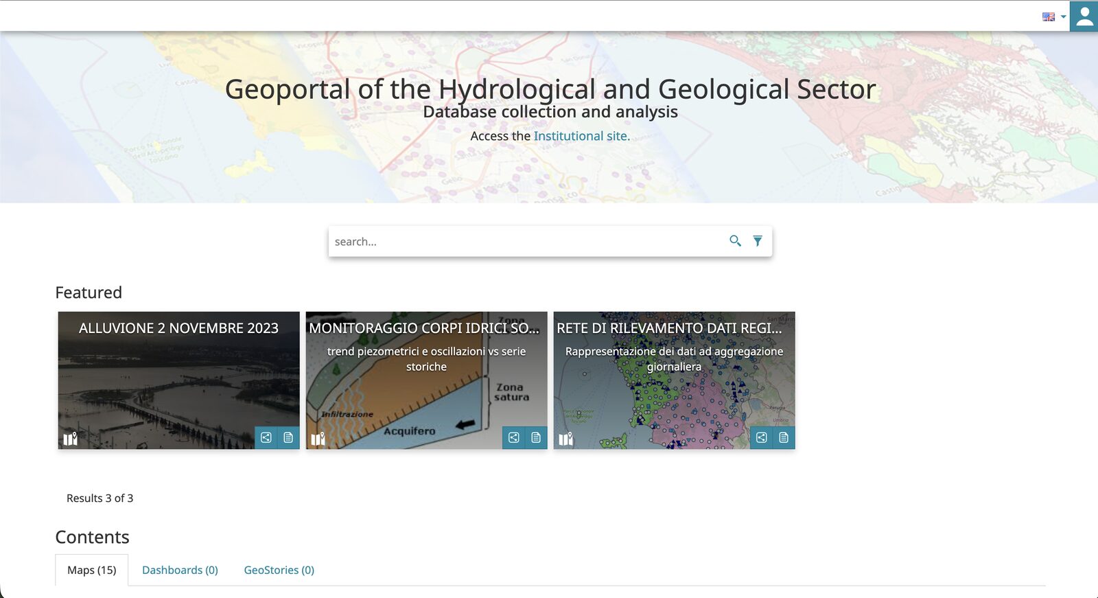 Region of Tuscany, Hydrologic Service